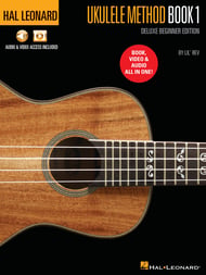 Hal Leonard Ukulele Method Deluxe Beginner Edition Guitar and Fretted sheet music cover Thumbnail